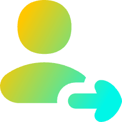 Following Icon from Flex Gradient Set