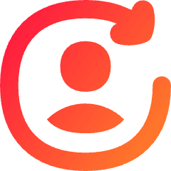 User Arrows Account Switch Icon from Flex Gradient Set