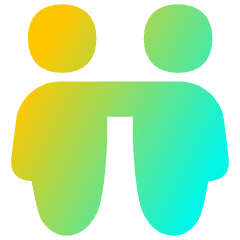 User Friendship Group Icon from Flex Gradient Set