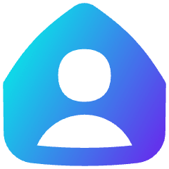 User Home Single Icon from Flex Gradient Set