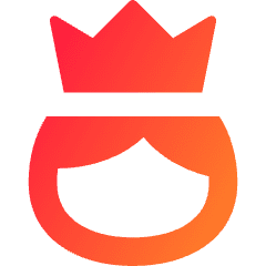 User King Crown Icon from Flex Gradient Set