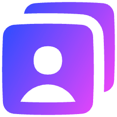User Multiple Accounts Icon from Flex Gradient Set