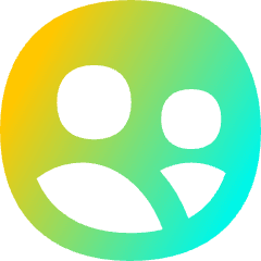 User Multiple Circle Icon from Flex Gradient Set