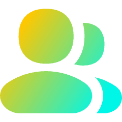 User Multiple Group Icon from Flex Gradient Set