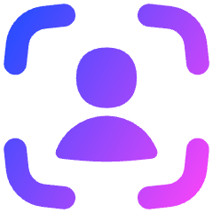 User Profile Focus Icon from Flex Gradient Set