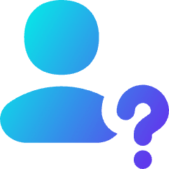 User Question Query Icon from Flex Gradient Set