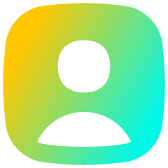 User Square Single Icon from Flex Gradient Set