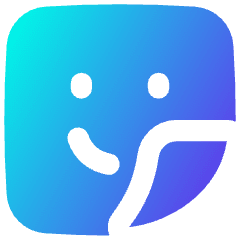 User Sticker Square Icon from Flex Gradient Set