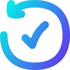 Check Backward Icon from Flex Gradient Set
