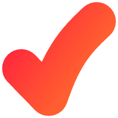 Check Thick Icon from Flex Gradient Set