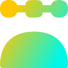 Round Anchor Point Icon from Flex Gradient Set