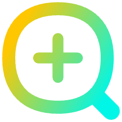 Zoom In Icon from Flex Gradient Set