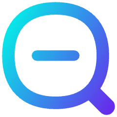 Zoom Out Icon from Flex Gradient Set