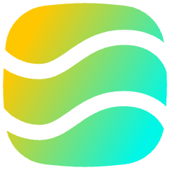 Warp Wave Icon from Flex Gradient Set