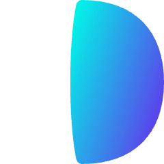 First Quarter Moon Icon from Flex Gradient Set