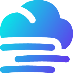 Fog Cloud Icon from Flex Gradient Set