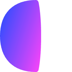 Third Quarter Moon Icon from Flex Gradient Set