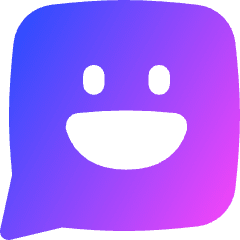 Chat Bubble Square Smiley 2 Icon from Flex Gradient Set