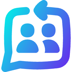Feedbck Reply Conversation Icon from Flex Gradient Set