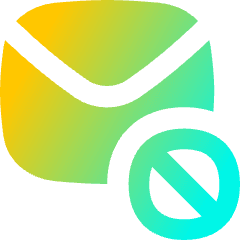 Inbox Block Icon from Flex Gradient Set