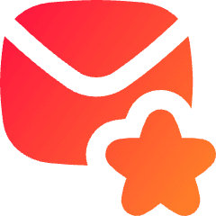 Inbox Favorite Icon from Flex Gradient Set