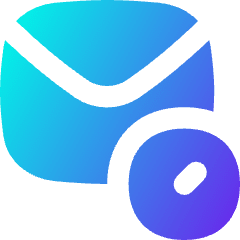 Inbox Schedule Icon from Flex Gradient Set