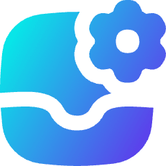 Inbox Setting Gear Icon from Flex Gradient Set