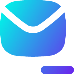 Mail Subtract Icon from Flex Gradient Set