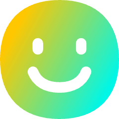 Happy Face Icon from Flex Gradient Set