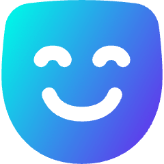 Happy Mask Icon from Flex Gradient Set