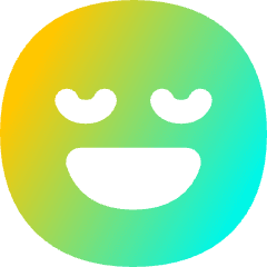 Smiley Blessed Icon from Flex Gradient Set