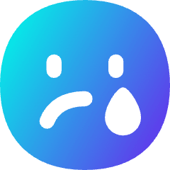 Smiley Crying 2 Icon from Flex Gradient Set