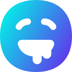 Smiley Drool Icon from Flex Gradient Set