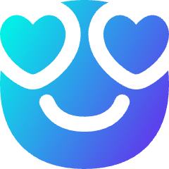 Smiley In Love Icon from Flex Gradient Set