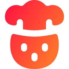 Smiley Mind Blown Icon from Flex Gradient Set