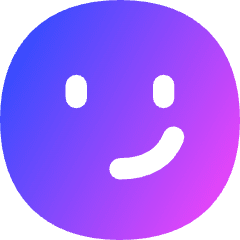 Smiley Smirk Icon from Flex Gradient Set