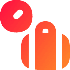 Baggage Scale Icon from Flex Gradient Set