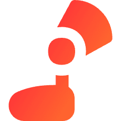 Prosthetic Leg Icon from Flex Gradient Set