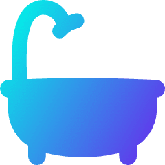 Bath Tub Icon from Flex Gradient Set