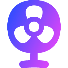 Fan Icon from Flex Gradient Set