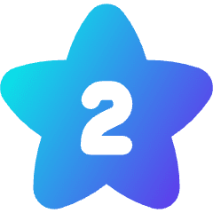 Hotel Two Star Icon from Flex Gradient Set