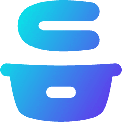 Laundry Basket Icon from Flex Gradient Set