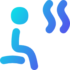 Sauna Room Icon from Flex Gradient Set