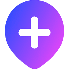 Location Pin Option Add Icon from Flex Gradient Set