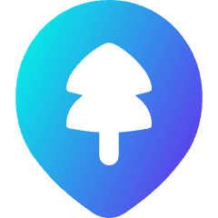 Location Pin Park Icon from Flex Gradient Set