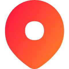 Location Pin Icon from Flex Gradient Set