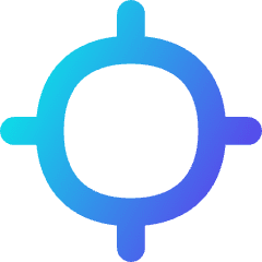 Location Target 2 Icon from Flex Gradient Set