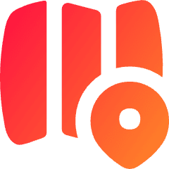 Map Location Icon from Flex Gradient Set