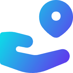 Share Location Icon from Flex Gradient Set