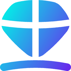 Diamond Icon from Flex Gradient Set